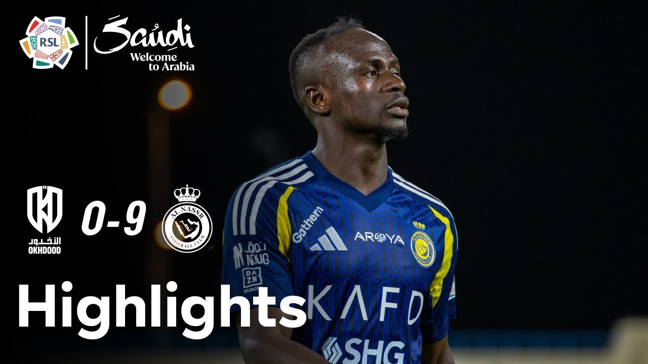#ไฮไลท์ฟุตบอล [ อัล อัคดุด 0 - 9 อัล นาสเซอร์ ] ซาอุดีอาระเบีย โปรเฟสชั่นแนล ลีก 2025/13.5.68