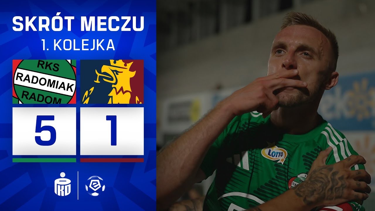 #ไฮไลท์ฟุตบอล [ ราดอมเมียร์ก ราดอม 5 - 1 โปกอน ] โปแลนด์ เอ็คสตรัคลาซ่า 2025/21.7.68